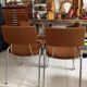 Lot de 4 chaises chromées vintage