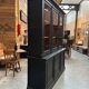 80s patinated bookcase
