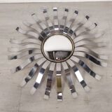 Miroir soleil inox 1970