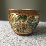 Antique Satsuma porcelain vase, Japan, late 19th-early 20th century