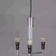 Chrome pendant light, Italian design, 1960s