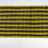 Vintage Stripe Wool Kilim Rug