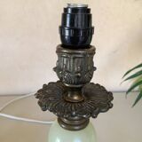 Rustic brass onyx lamp base