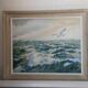Tableau vintage marine mouette