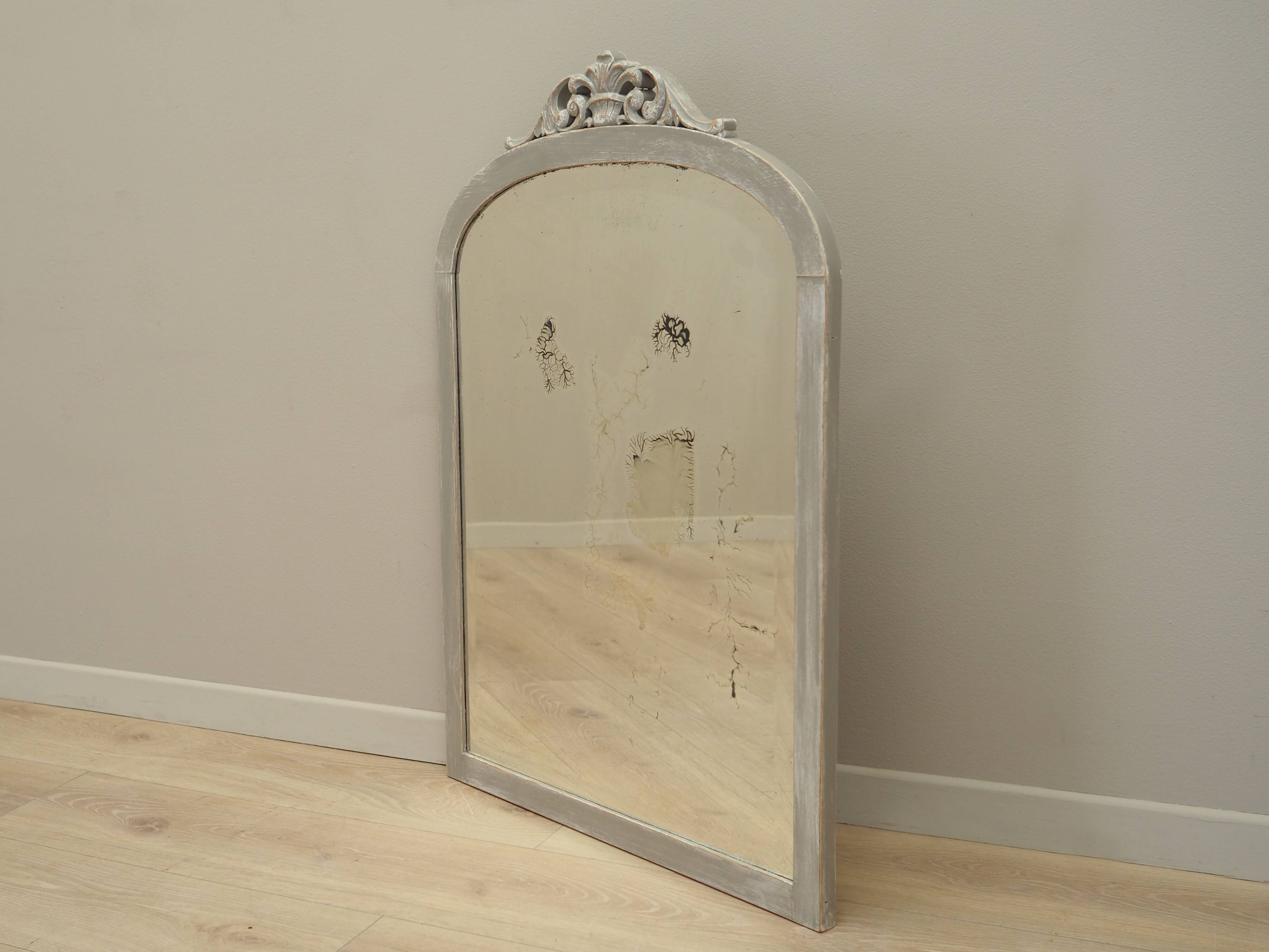 Mirror in pine frame, Danish design, 1960s, production: Denmark