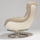 FAUTEUIL EN CUIR KARATÉ MICHEL CADESTIN, 1970s