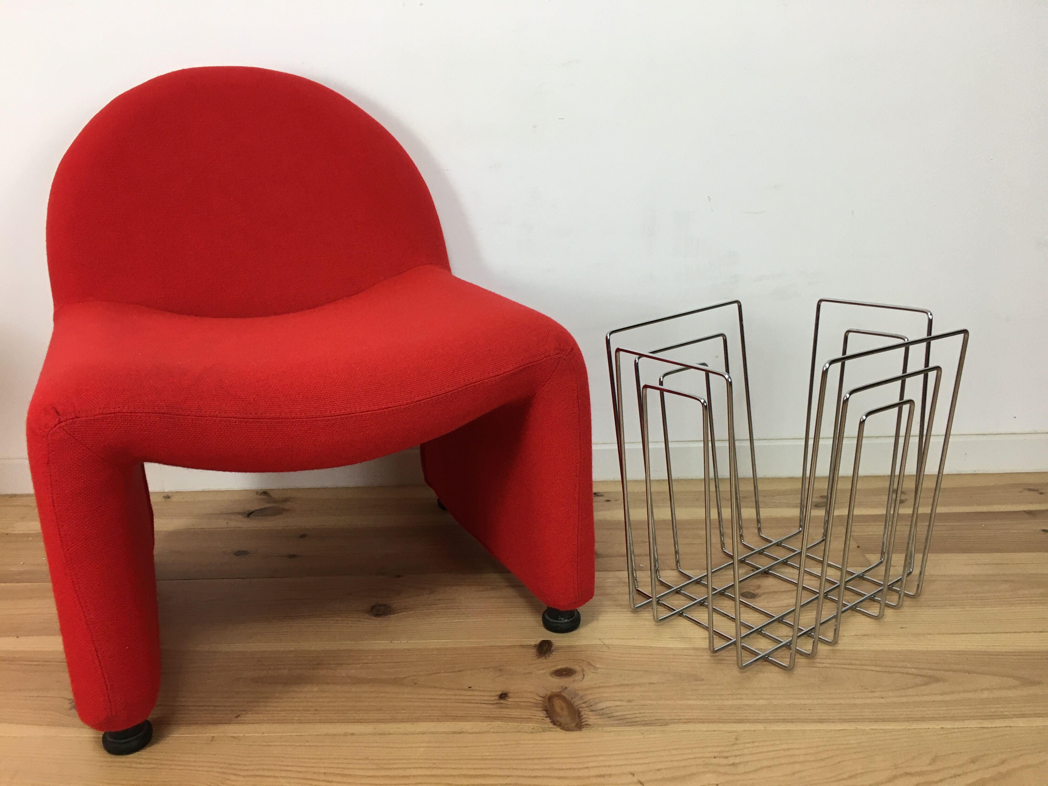 Willy Glaeser chrome magazine rack for TMP, 80