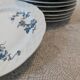 9 L.Bernardaud porcelain dessert plates