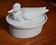 Duck terrine in white porcelain for the oven