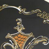 Large coffee table 1960s Rococo style with tapered legs.