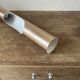 N1 Sconce Fuga XL copper / rosé wall lamp Raak Komulainen 1970 vintage