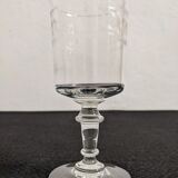 Series of 14 vintage art deco style foot glasses