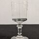 Series of 14 vintage art deco style foot glasses