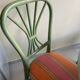 Dining table and 4 rattan chairs