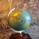 German vintage luminous globe