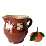 Glazed terracotta Savoy milk jug