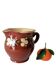 Glazed terracotta Savoy milk jug