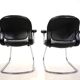 Lot de 2 chaises de bureau/salle à manger Herman Miller Equa par B. Stumpf & D. Chadwi