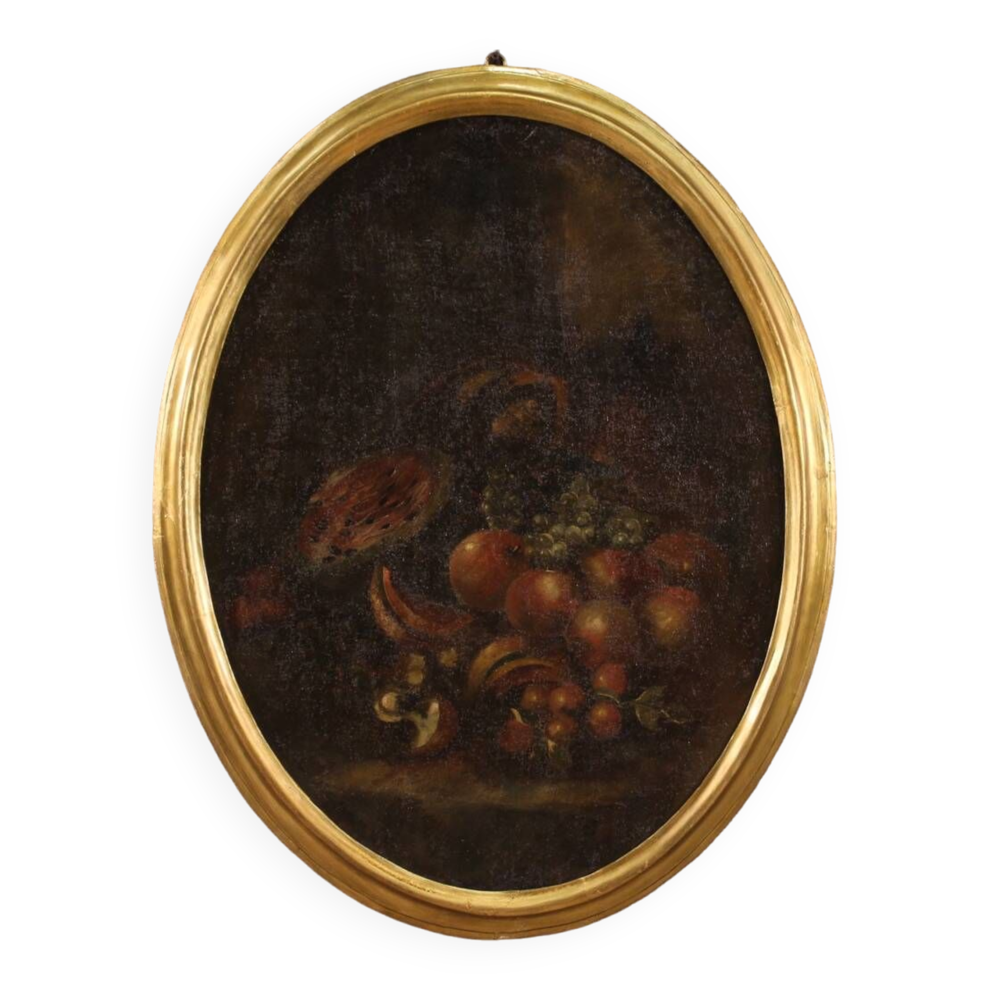 Painting still life oil on canvas from the 18th century