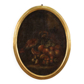 Tableau nature morte huile sur toile du 18ème siècle