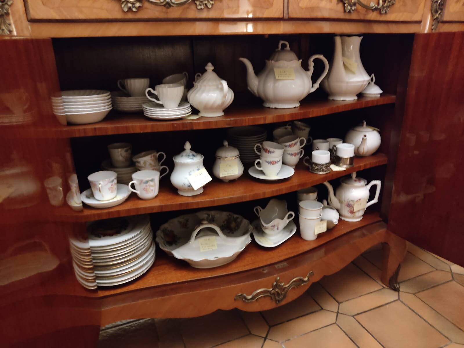 Buffet  enfilade Louis XV en bois de rose