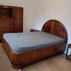 Louis Majorelle Art Nouveau bed + 2 bedside tables