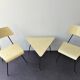 Set of 2 Room '56 chairs and sidetabe by Rob Parry for Dico, The Netherlands 1950's