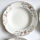 Lot de 4 assiettes creuses vintage Sarreguemines modèle Béarn fleurs
