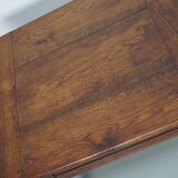 French Early 20th Century Farmhouse Rustic Oak Coffee Table
