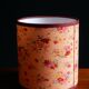 Abat-jour en lin fleuri dans le style Liberty