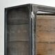 armoire médicale polie, années 1970