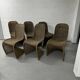 6 designer rattan chairs
