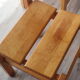 Series of 6 vintage chairs in solid pine 1960