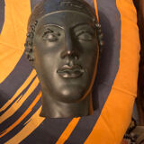 Moulage du Louvre en plâtre tête d'Aurige