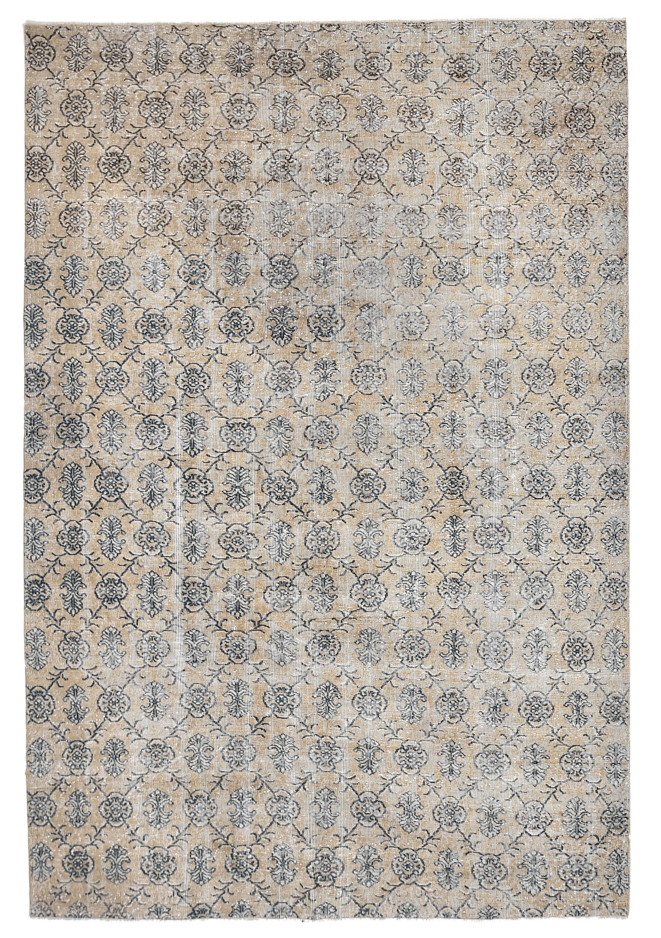 Light Mustard & Black Turkish Rug 215x296Cm SK 240852