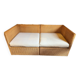 Banquette en osier