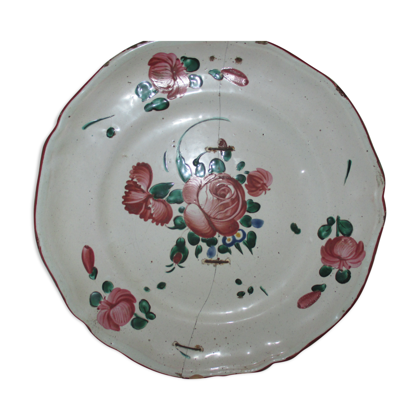 Old plate "Les islettes"
