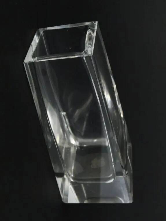 Art Deco vase, crystal, Czechoslovakia, 1930s