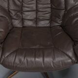 Fauteuils pivotants scandinaves par H.W. Klein pour Bramin, 1960, ensemble de 4