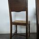 Set of 6 brutalist chairs in the style of Dudouyt.