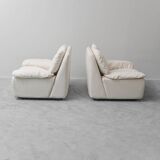 Paire de fauteuils Bonheur par Ammannati et Giampiero Vitelli pour Brunati, années 1970, vintage