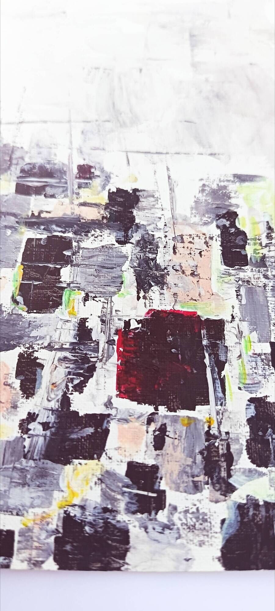 Original abstract painting – urban composition – dlg Nicolas de Stael