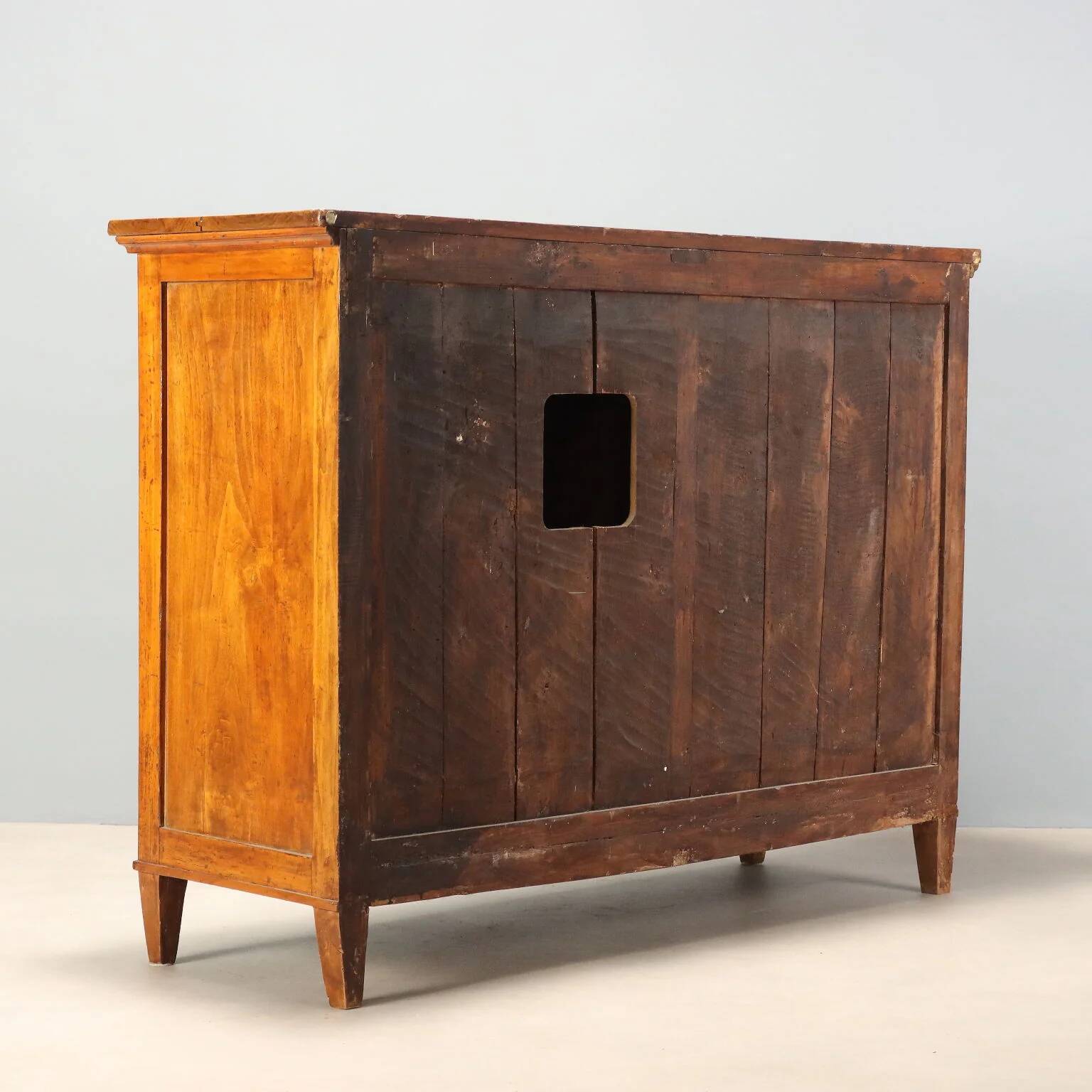 Directoire buffet in stained poplar walnut