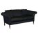 Three-seater Art Deco handmade canapé with a hardwood frame.