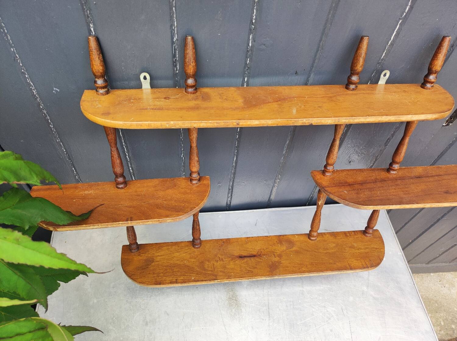 Vintage wooden shelf