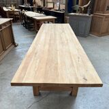 Grande table d’office Début XXème en chêne massif