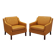 Set of lounge armchairs, Danish design, 1970s, production: Denmark