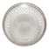 Glass dish with English silver-plated metal rim