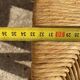 Wooden and straw children's chair
