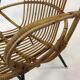 Rohe Noordwolde rattan chair, 1960, Netherlands XL siz